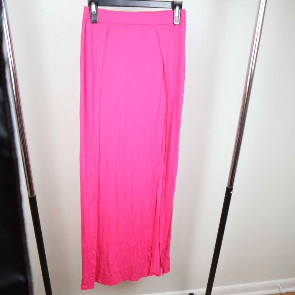 SHEIN Hot Pink Maxi Skirt